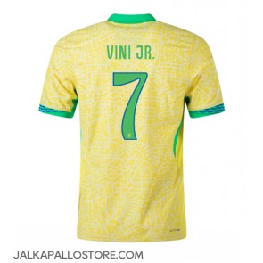 Brasilia Vinicius Junior #7 Kotipaita Copa America 2024 Lyhythihainen